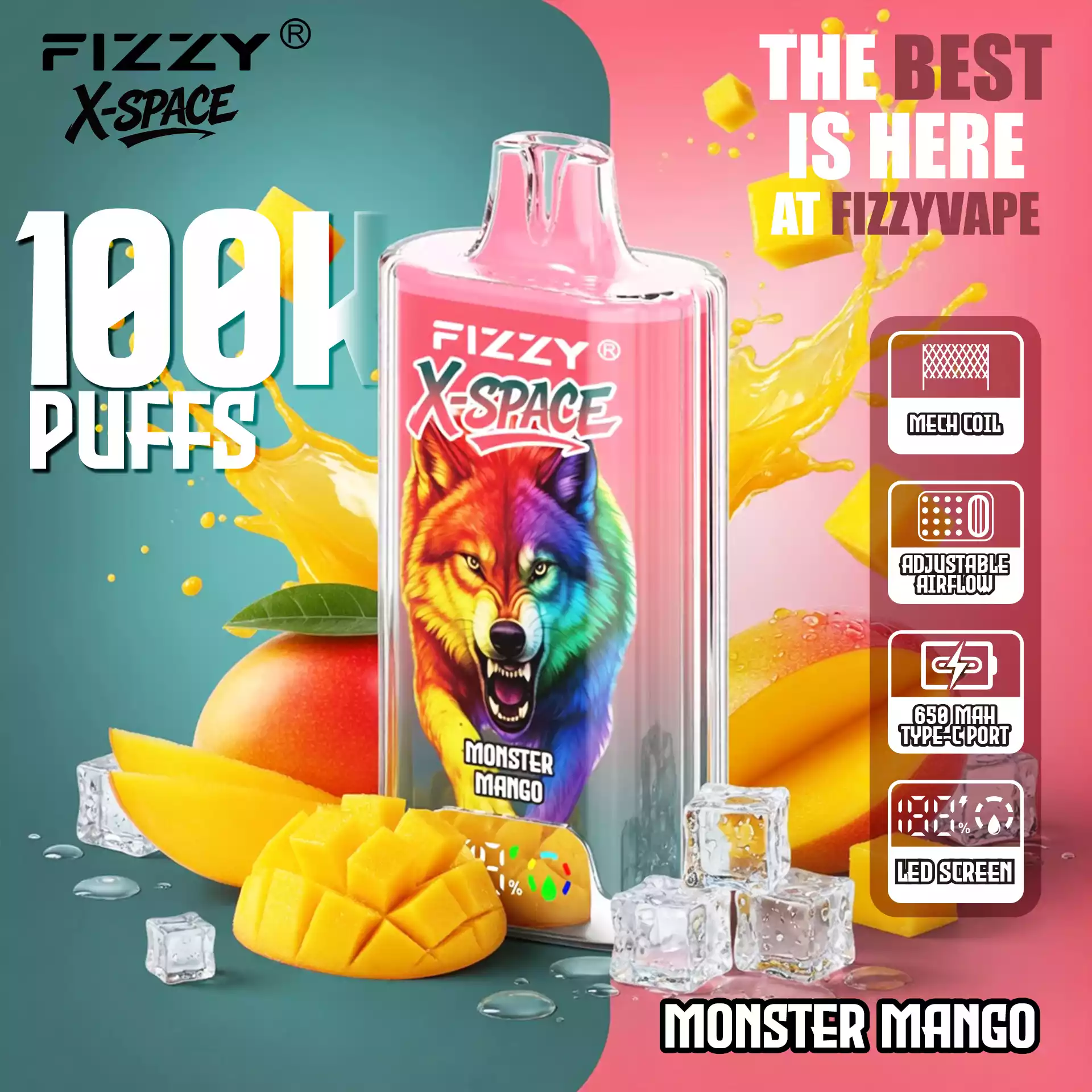 Fizzy Vape X Space 100K