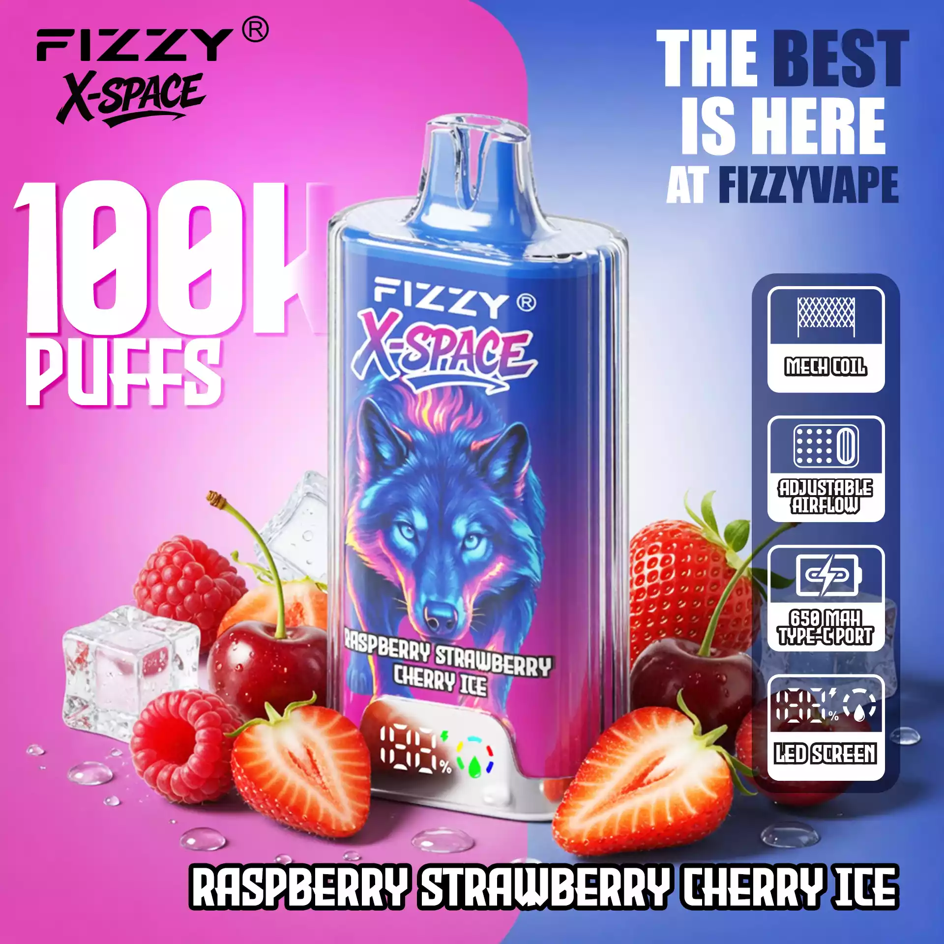 Fizzy Vape X Space 100K