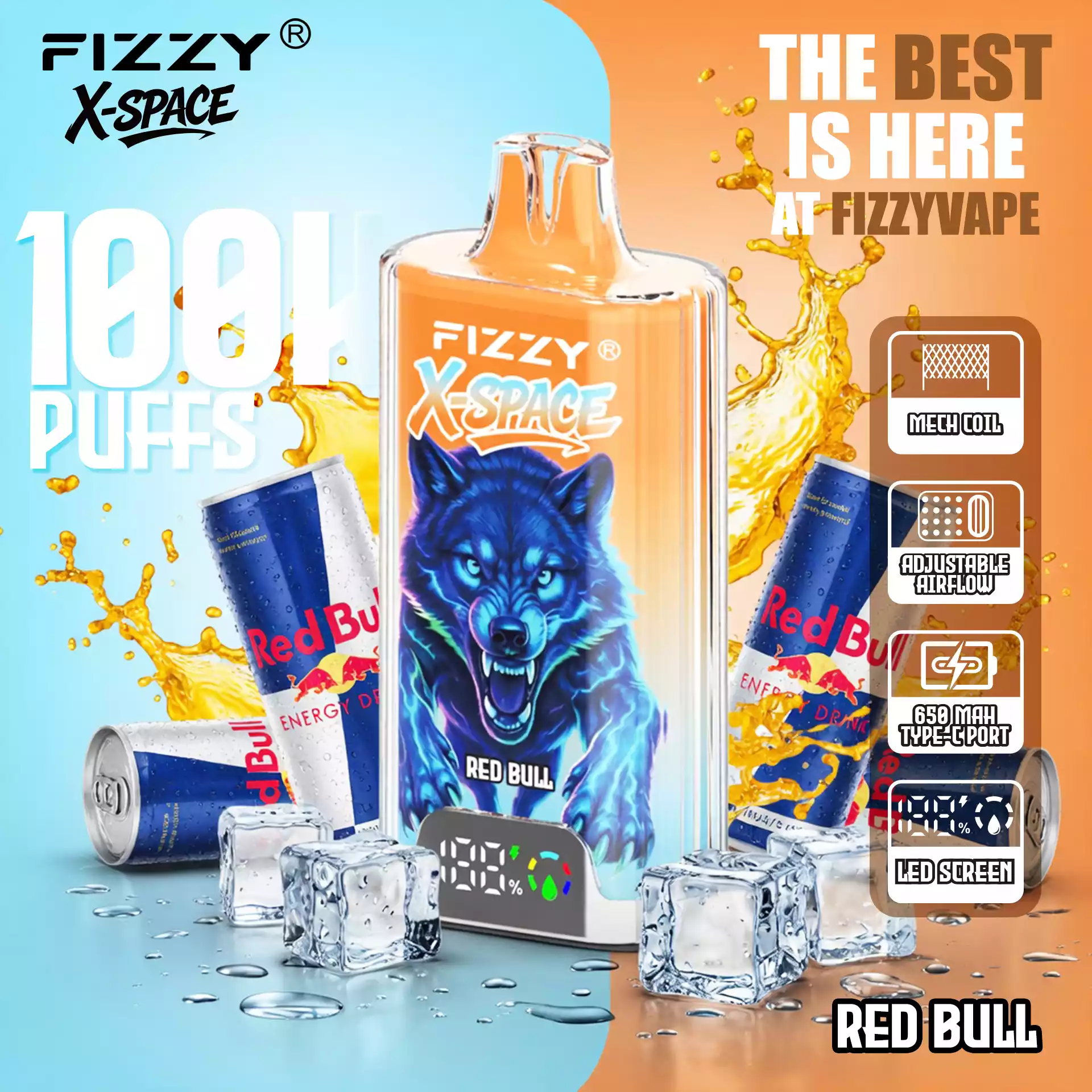 Fizzy Vape X Space 100K