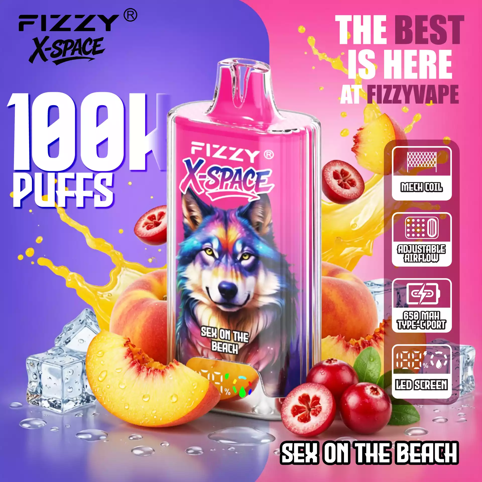 Fizzy Vape X Space 100K