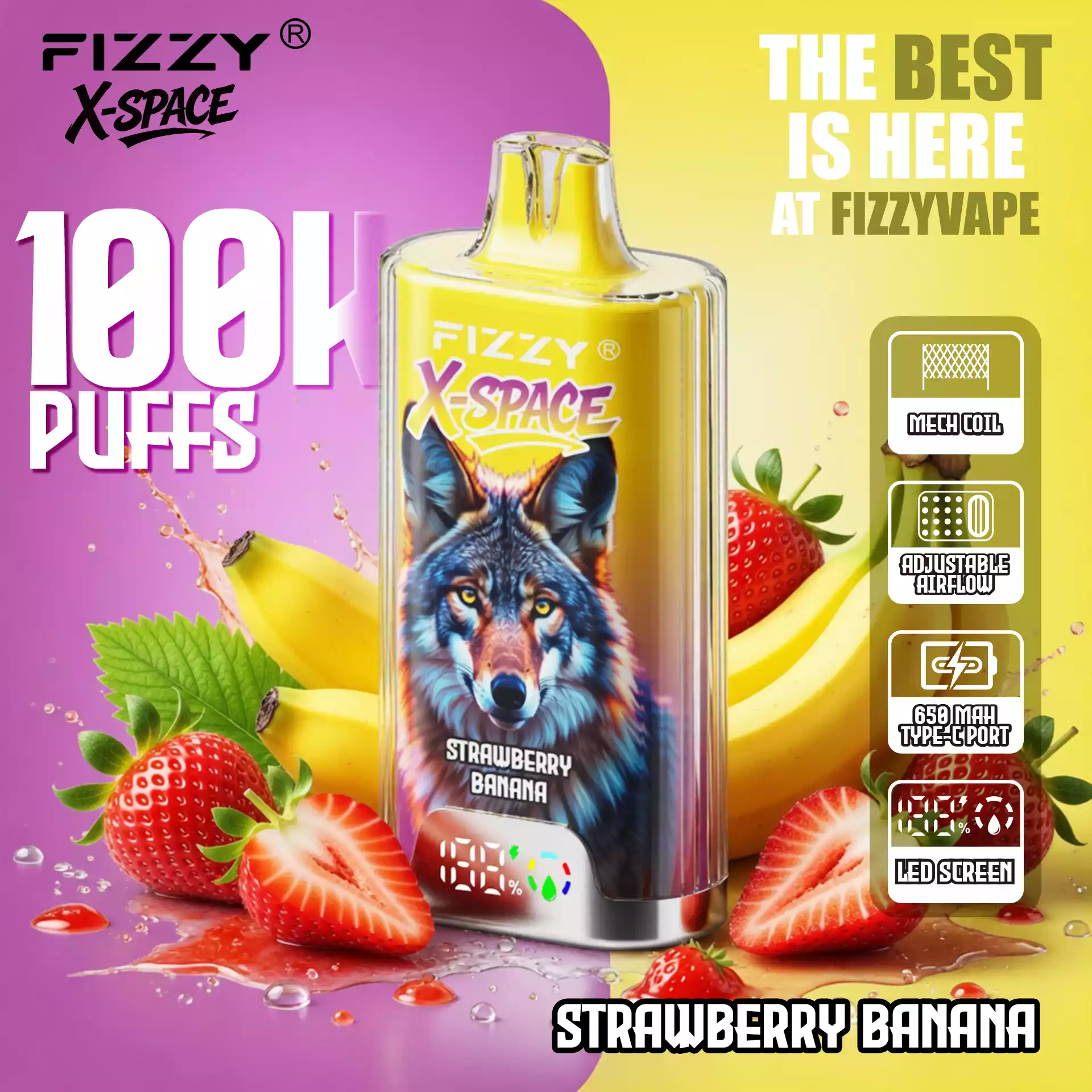 Fizzy Vape X Space 100K