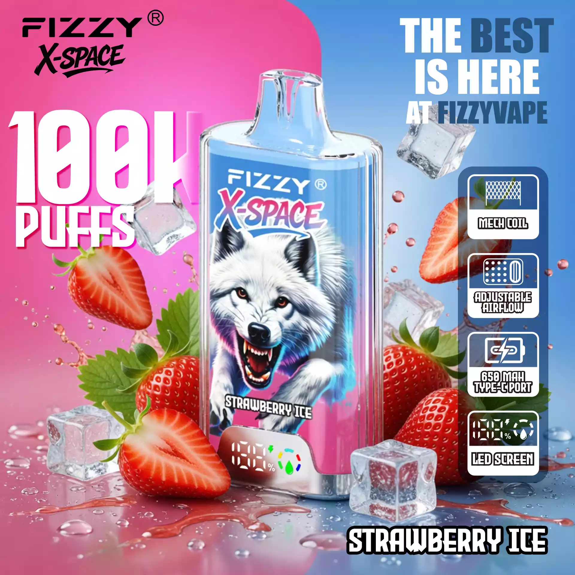 Fizzy Vape X Space 100K