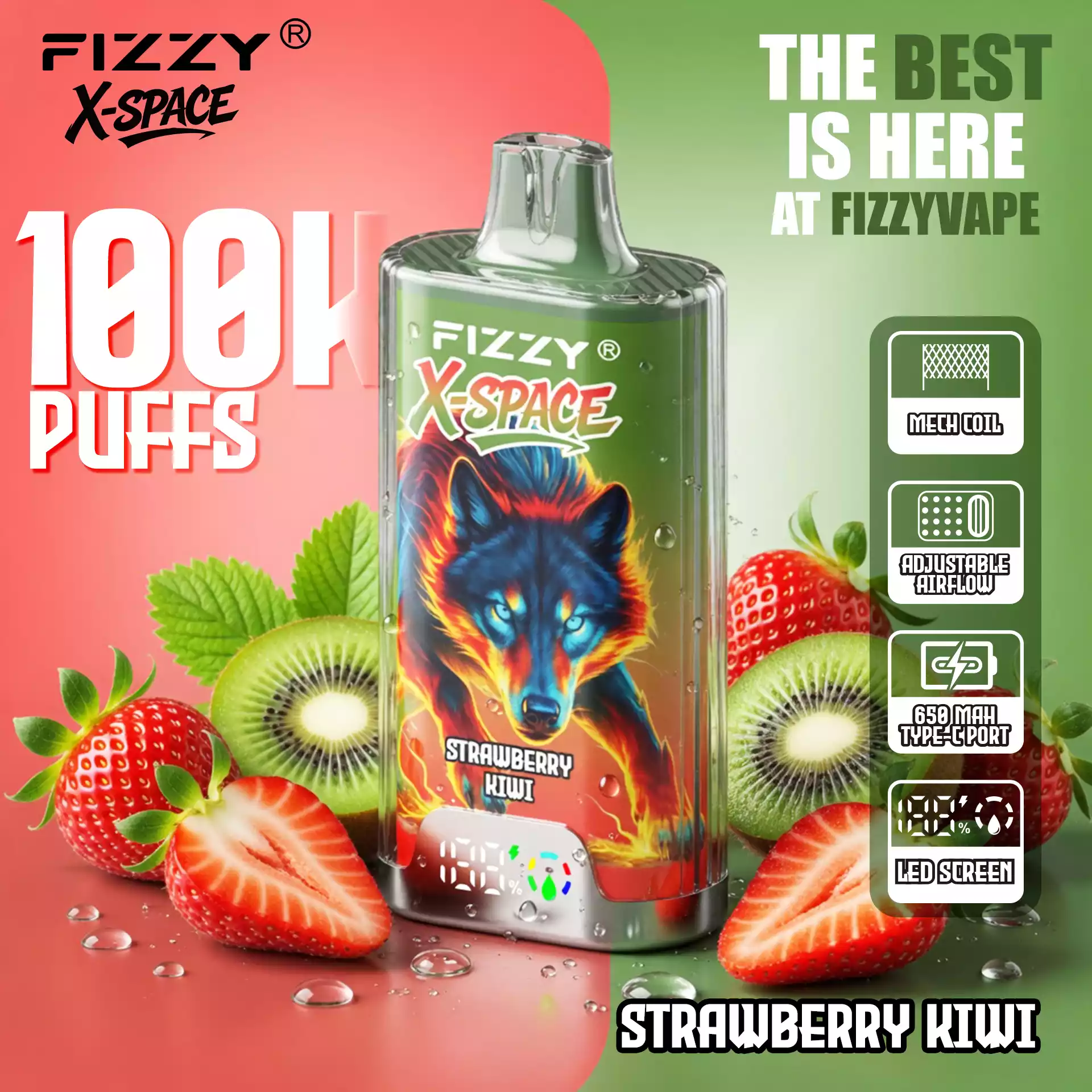 Fizzy Vape X Space 100K