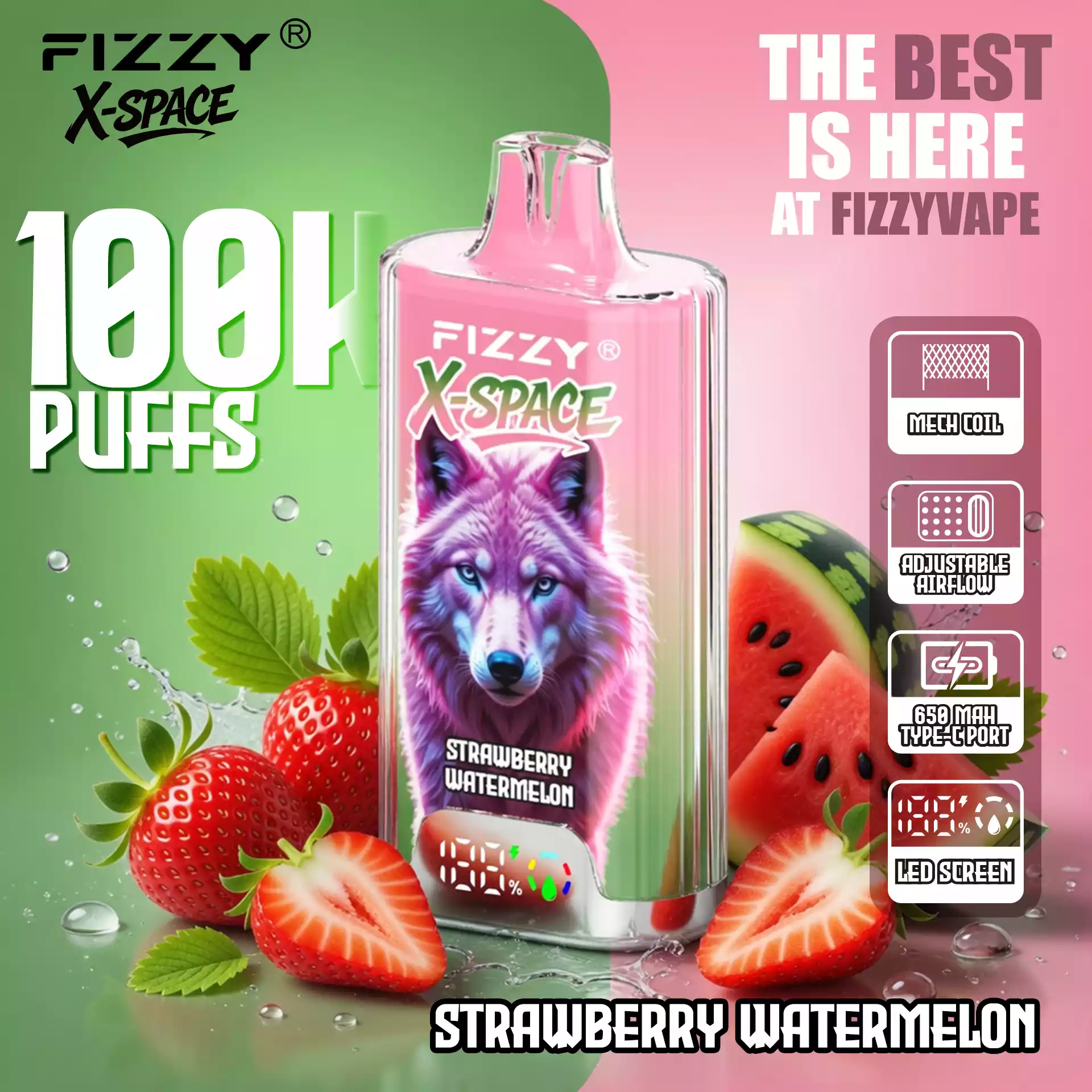 Fizzy Vape X Space 100K