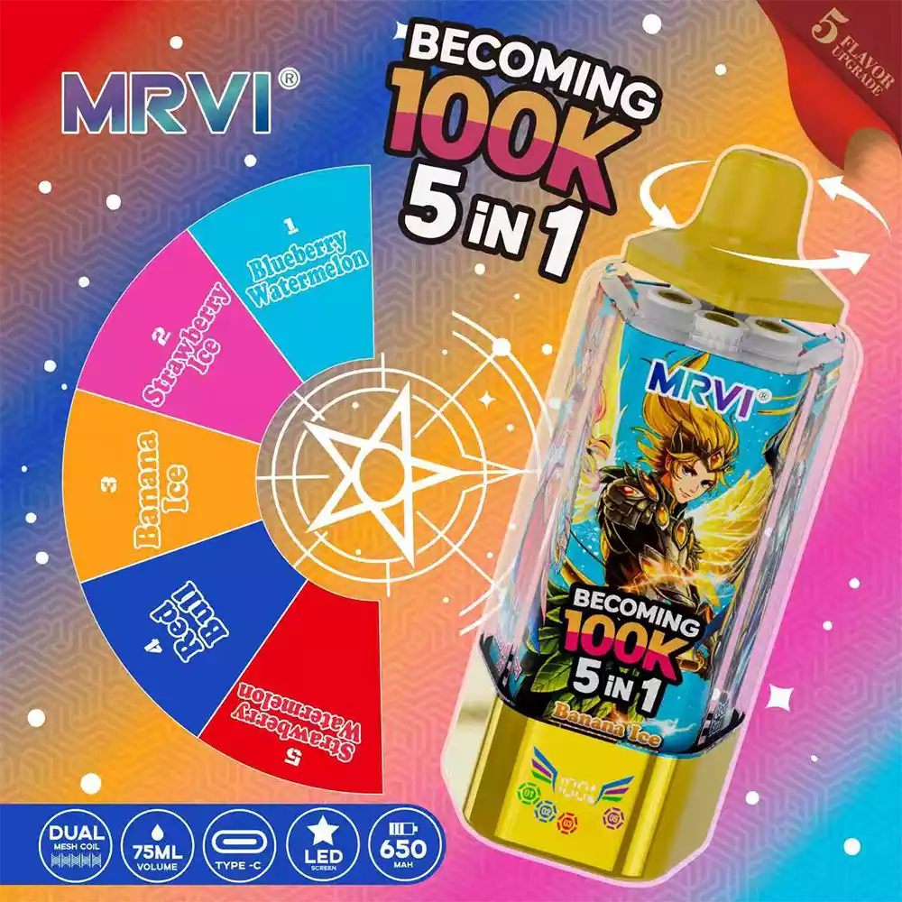 Mrvi Bcoming 5 In 1 100K Vape