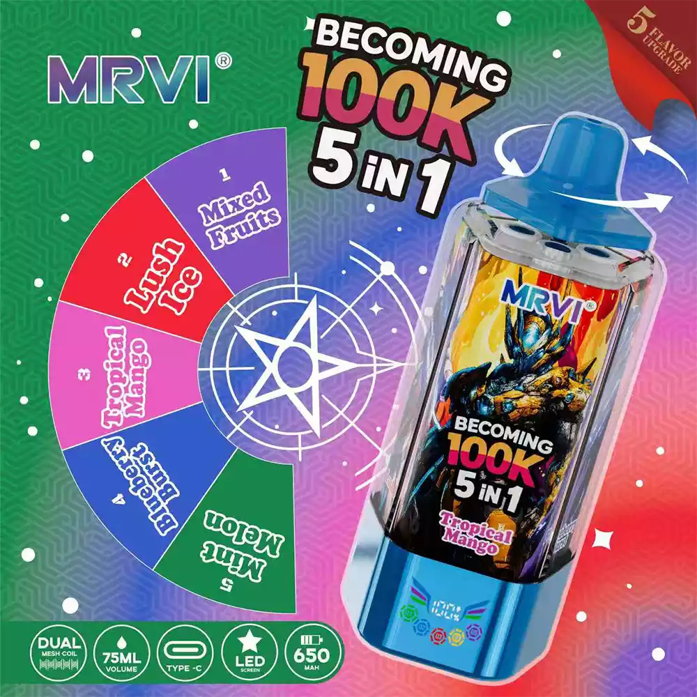 Mrvi Bcoming 5 In 1 100K Vape