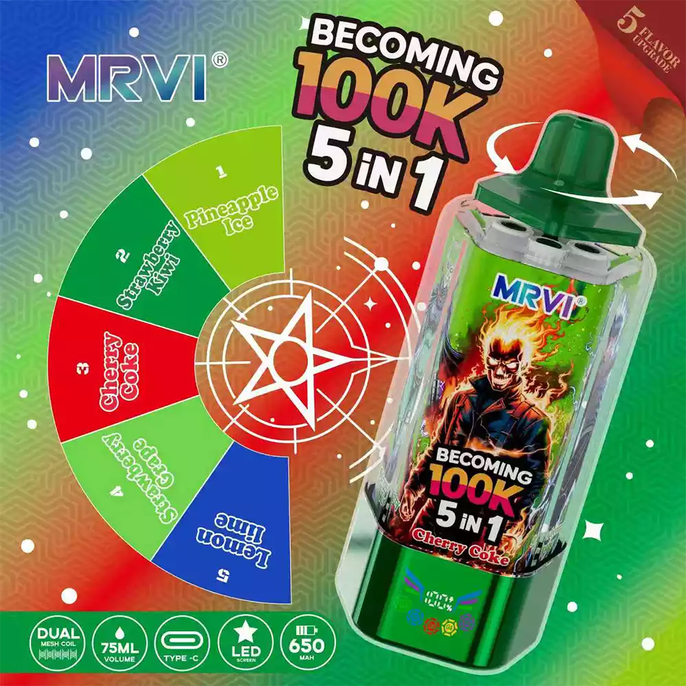 Mrvi Bcoming 5 In 1 100K Vape