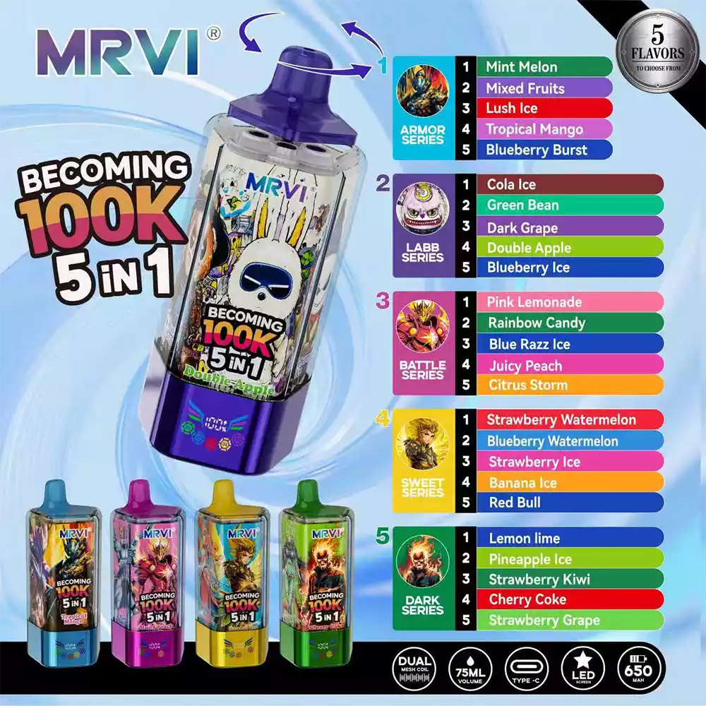 Mrvi Bcoming 5 In 1 100K Vape