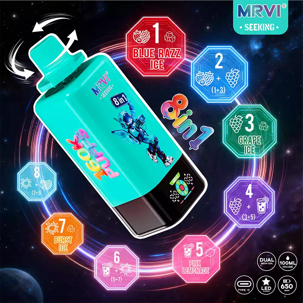 Mrvi Seeking 8 In 1 160K Vape