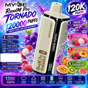 Myde Vape RandM Pro Tornado 120K