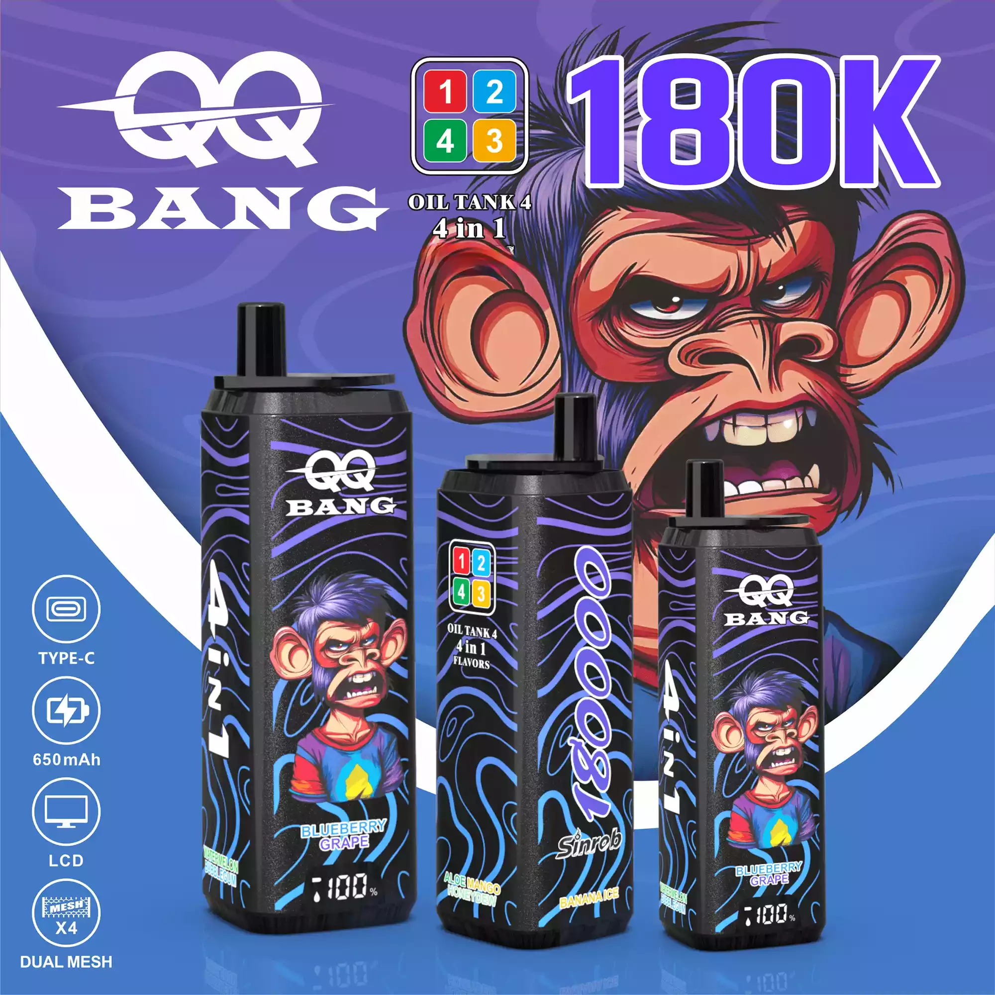 QQ BANG Vape 180K