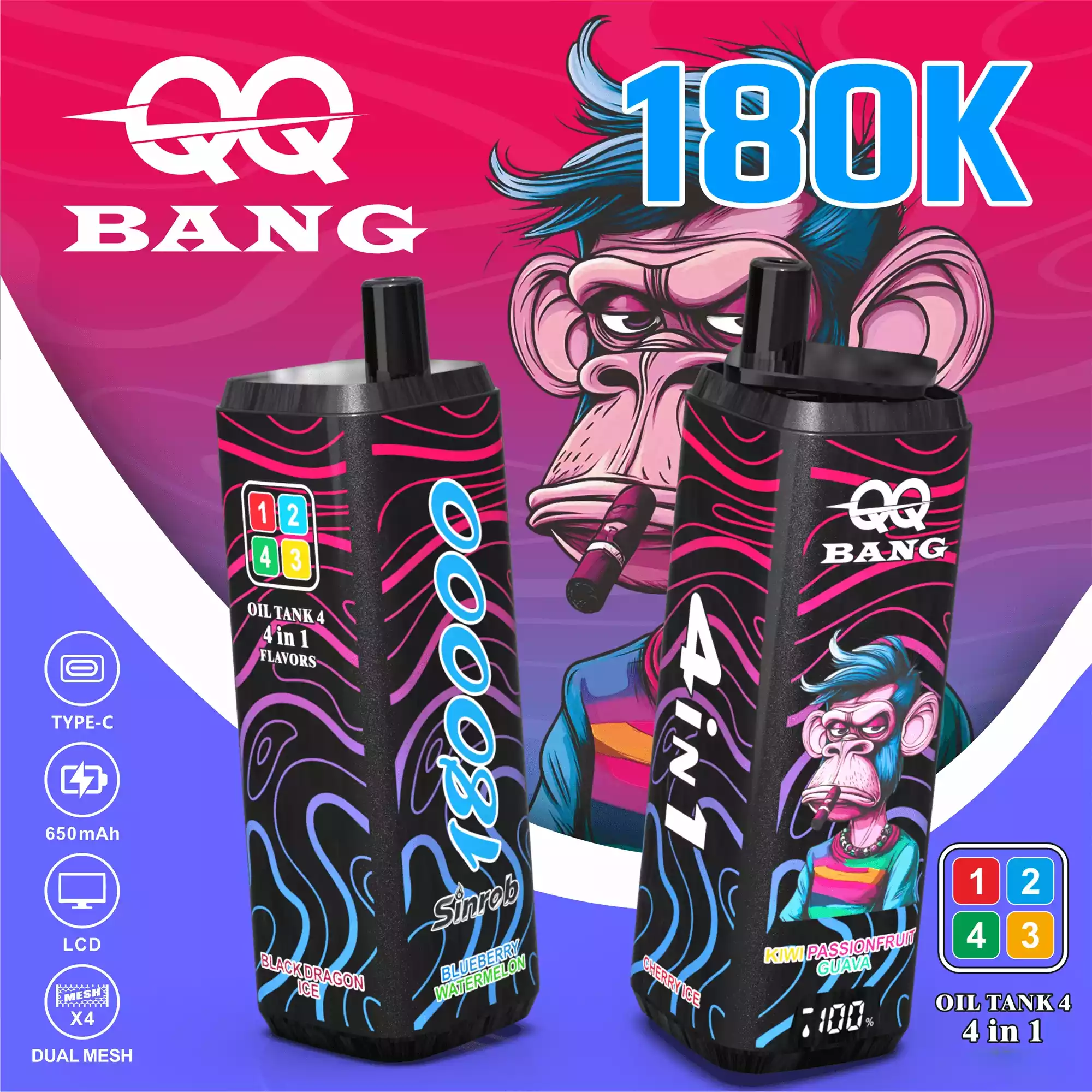 QQ BANG Vape 180K