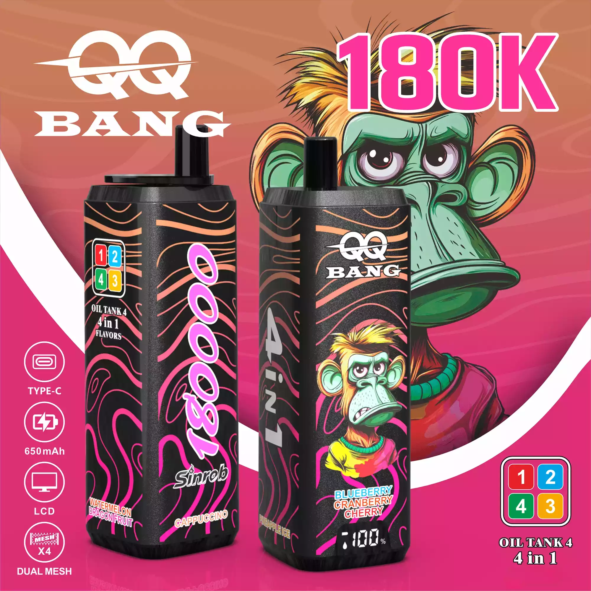 QQ BANG Vape 180K