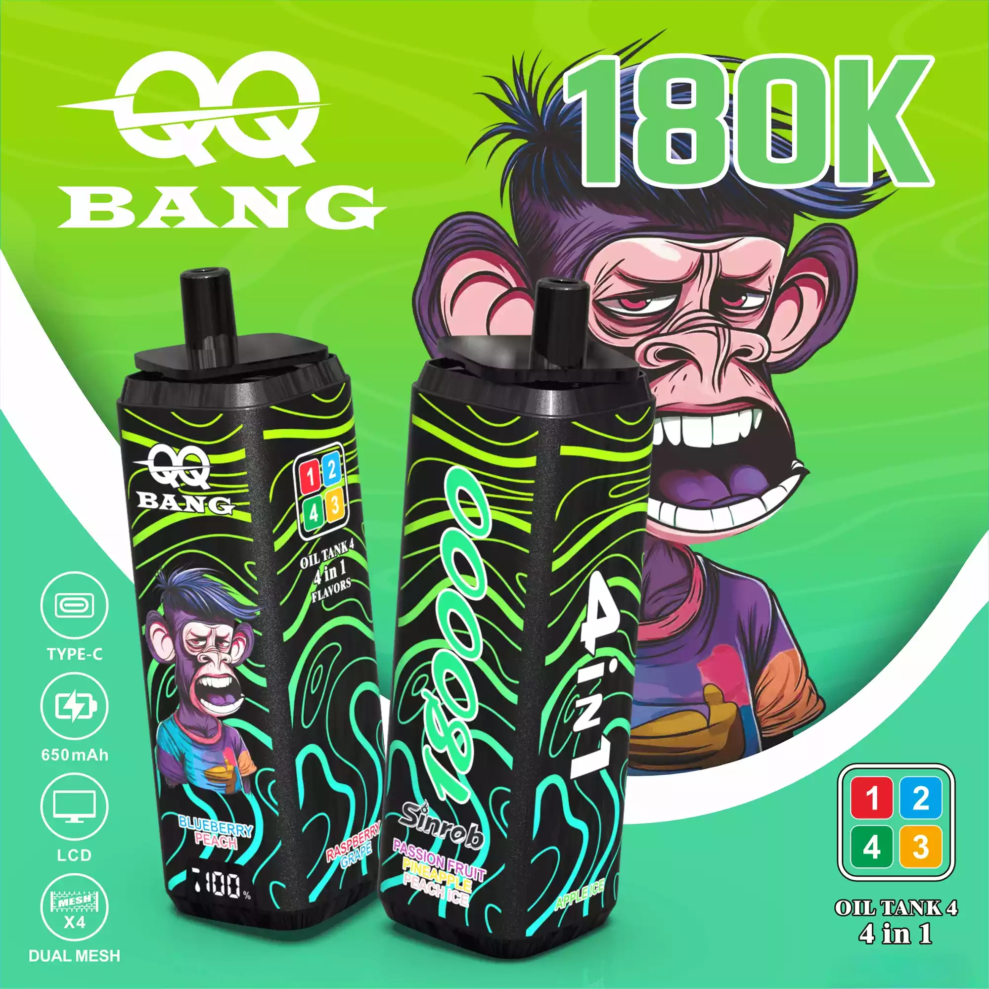 QQ BANG Vape 180K