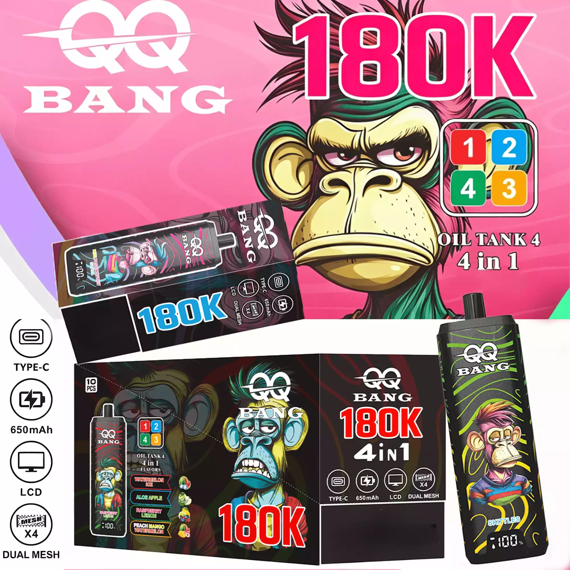 QQ BANG Vape 180K
