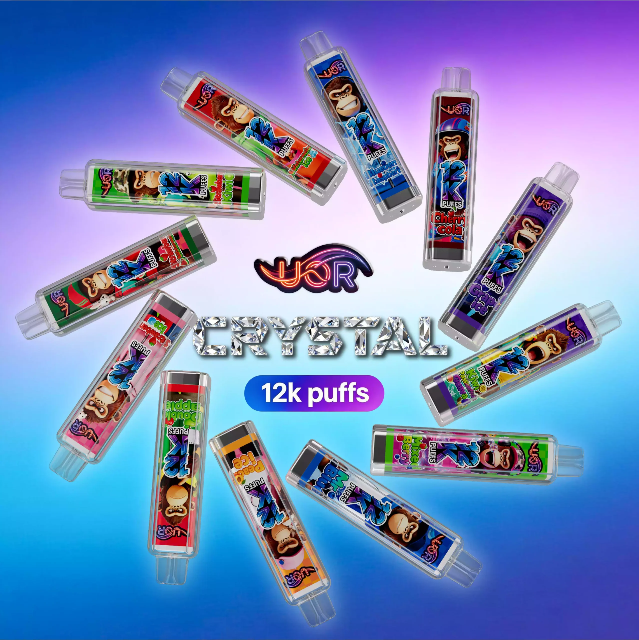 UOR Vape Crystal 12K DE