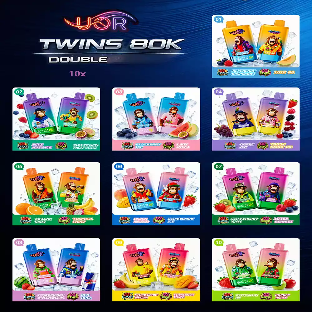 Uor Vape Twins 80K 2 in 1 Monkey Vape Buy Online