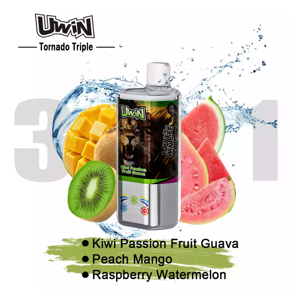Uwin Vape Tornado Triple Options 60K