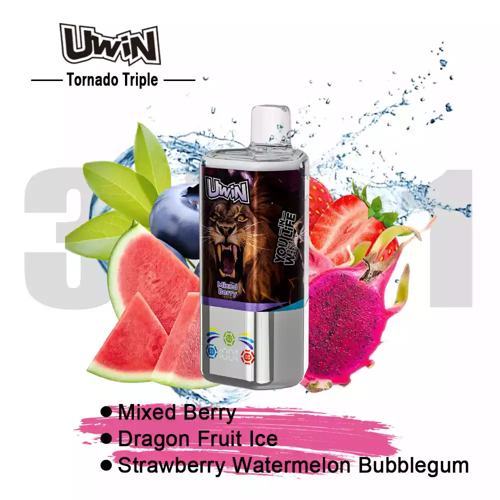 Uwin Vape Tornado Triple Options 60K