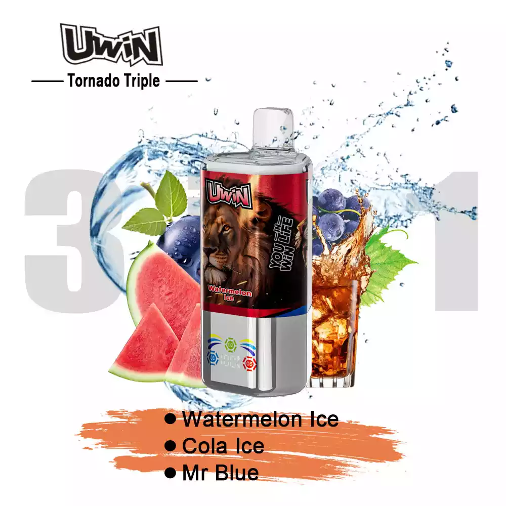 Uwin Vape Tornado Triple Options 60K