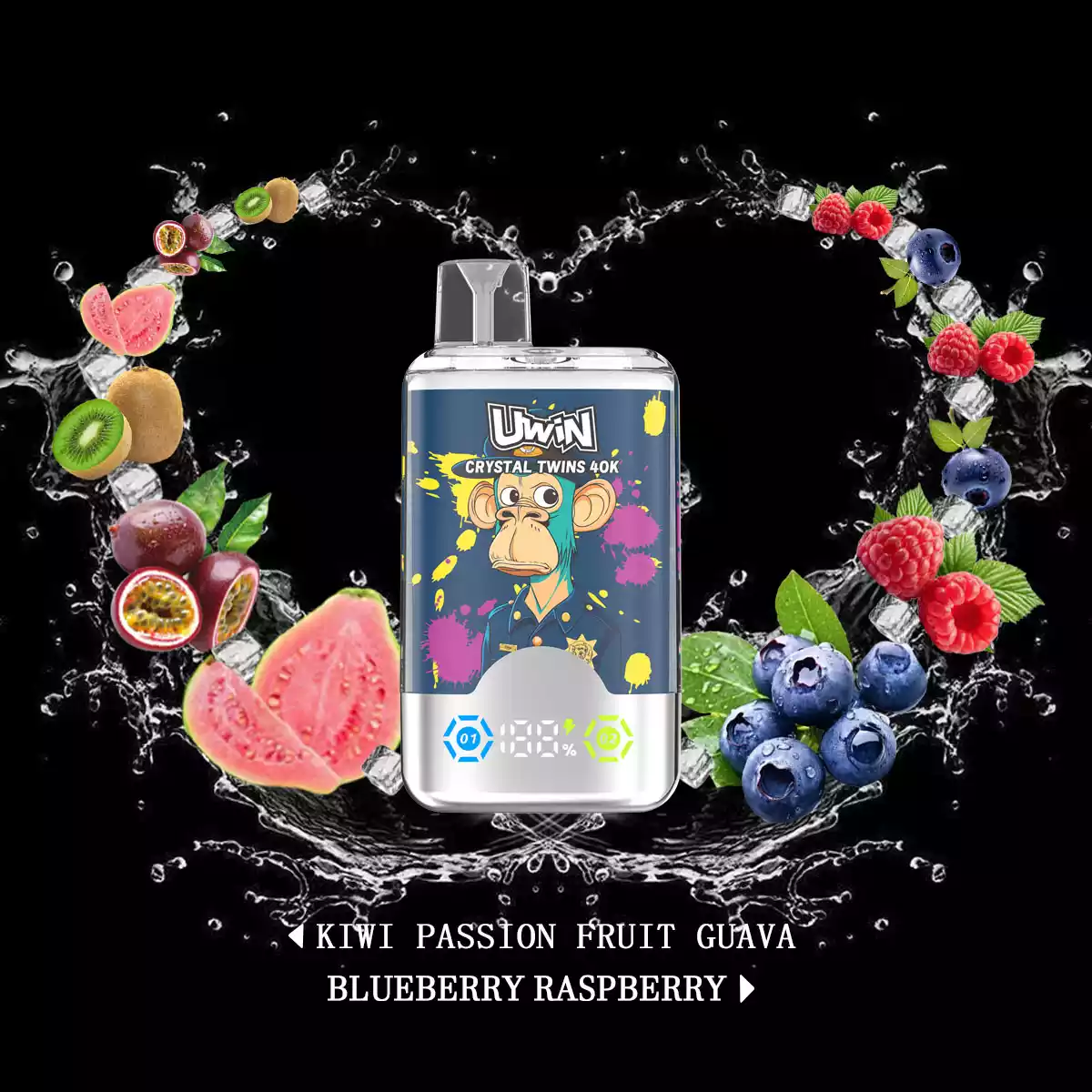 Uwin Vape Twins Crystal 40K
