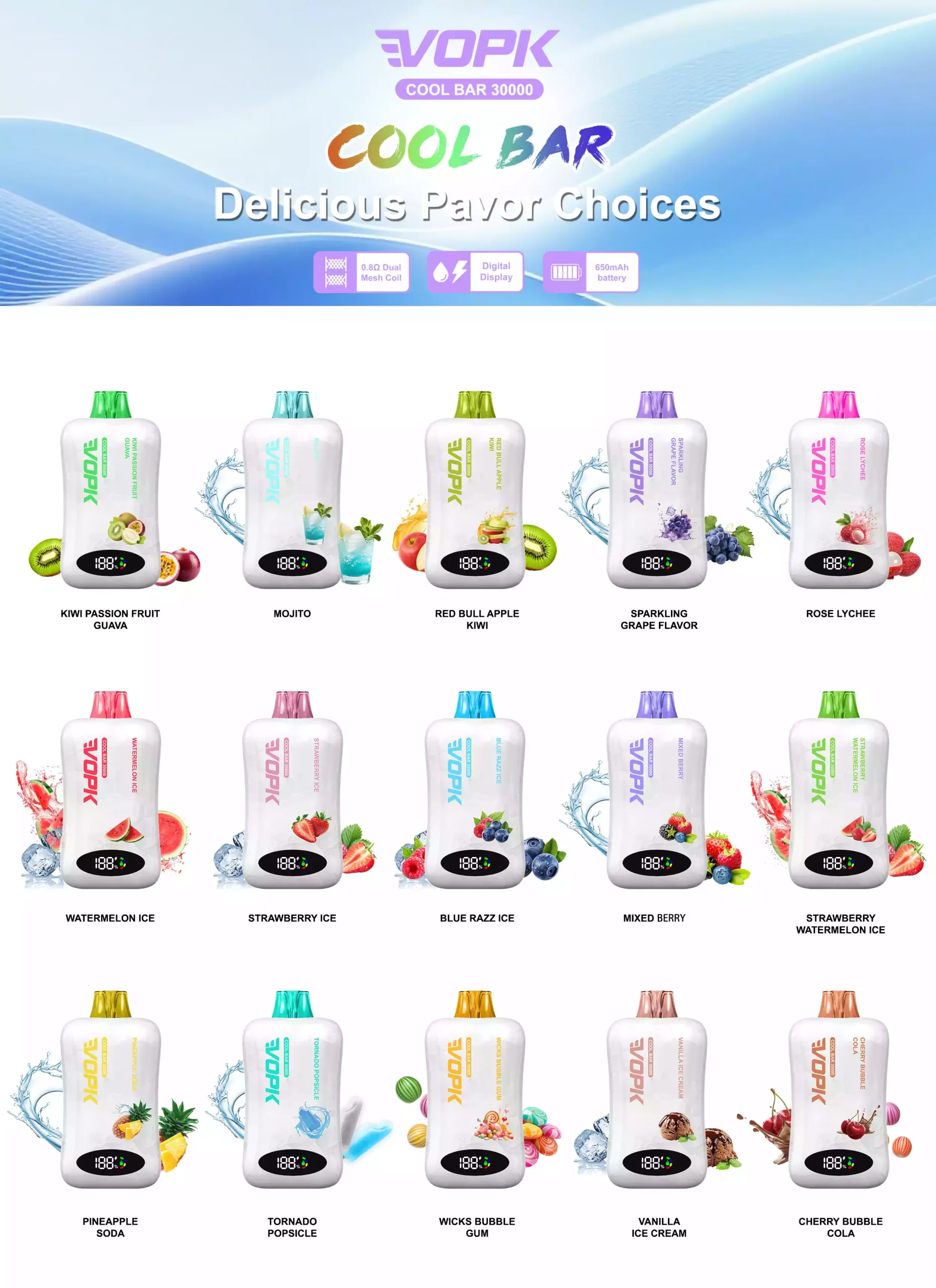 Vopk Vape Cool Bar 30K