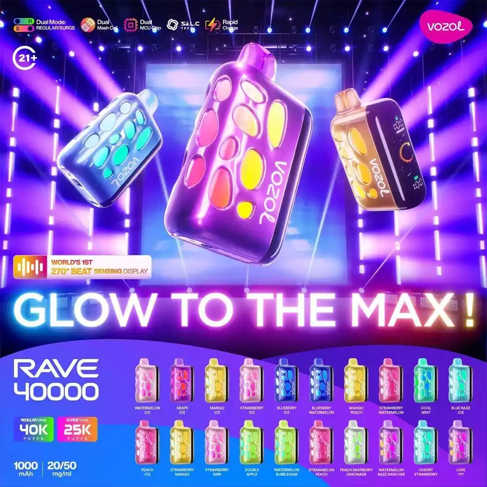 Vozol Rave 40k Vape