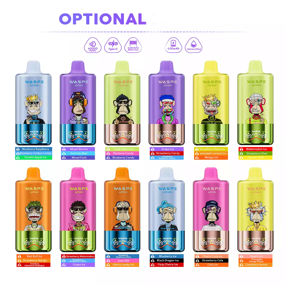 WASPE Vape 3 in 1 60K