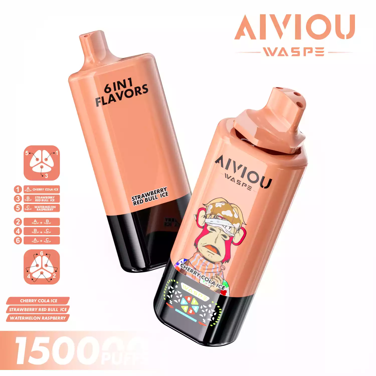 Waspe Vape Aiviou 6 in 1 150K
