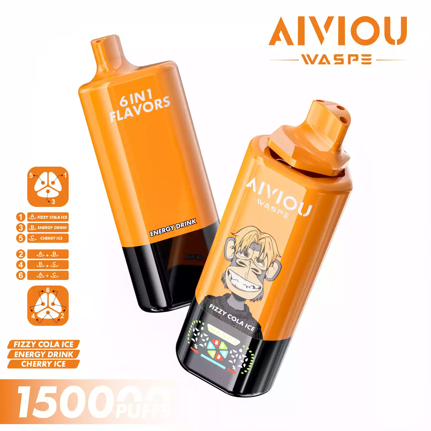 Waspe Vape Aiviou 6 in 1 150K