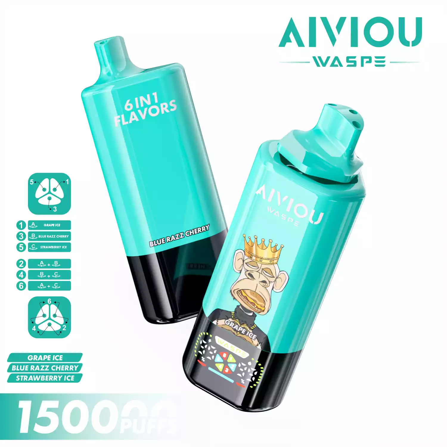 Waspe Vape Aiviou 6 in 1 150K