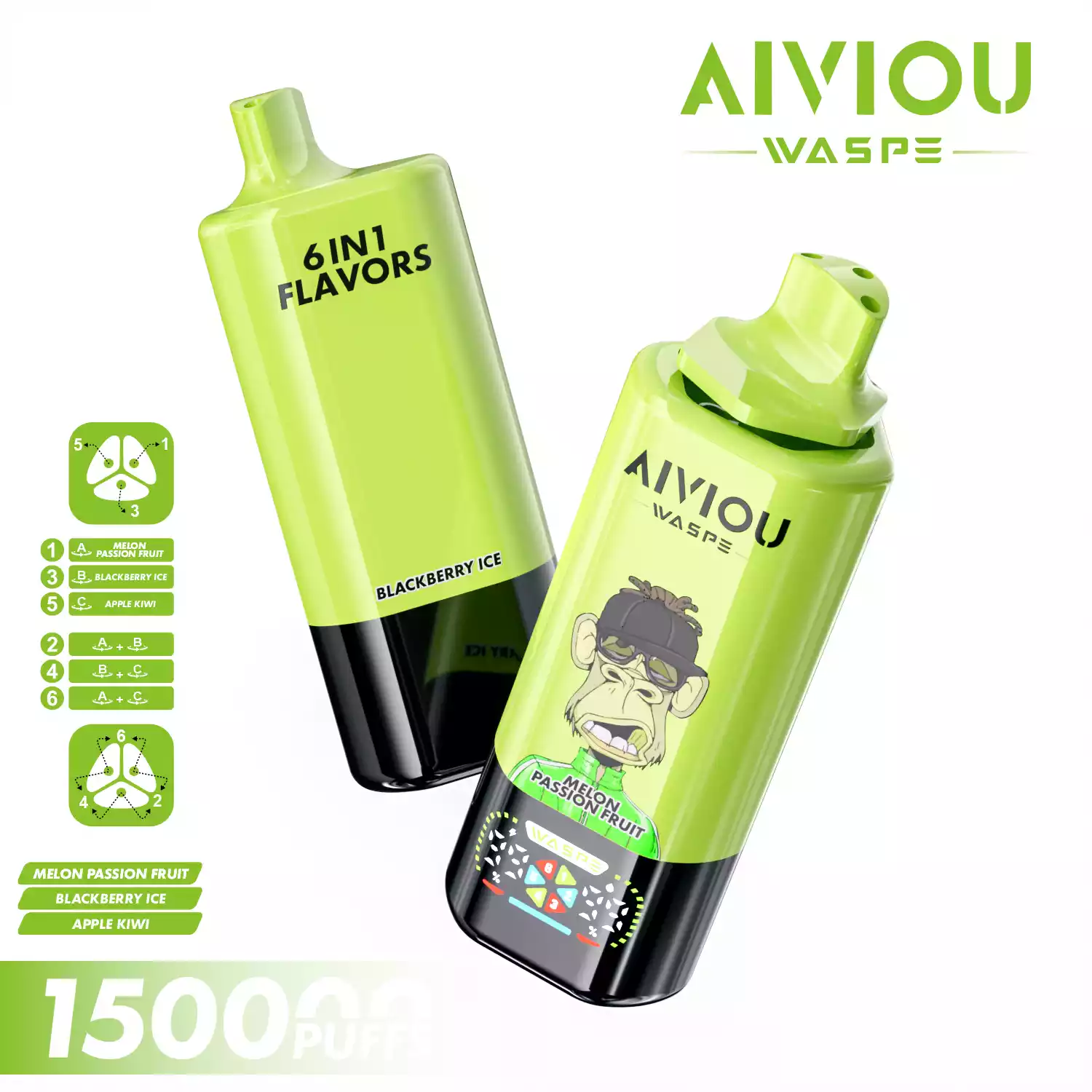 Waspe Vape Aiviou 6 in 1 150K