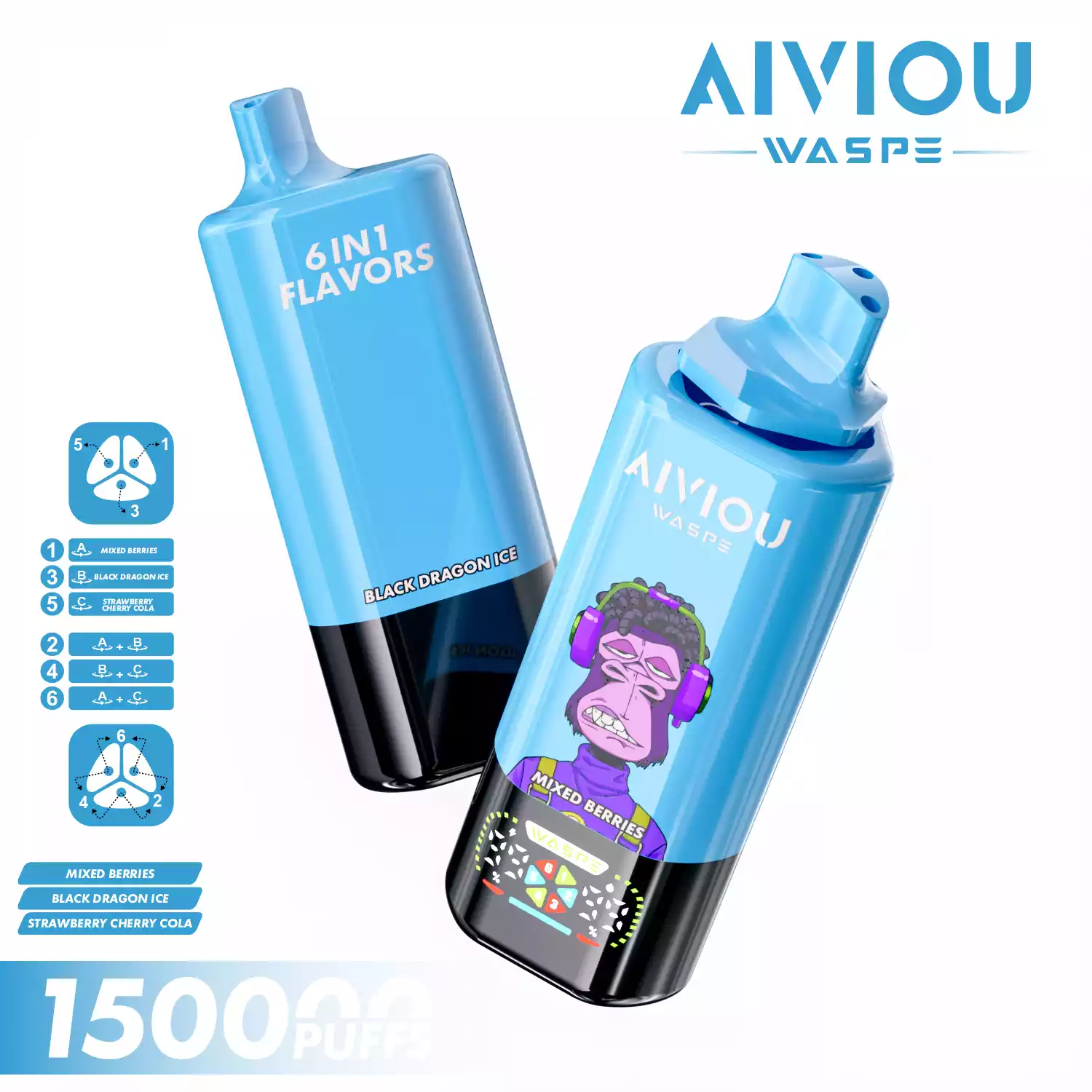 Waspe Vape Aiviou 6 in 1 150K