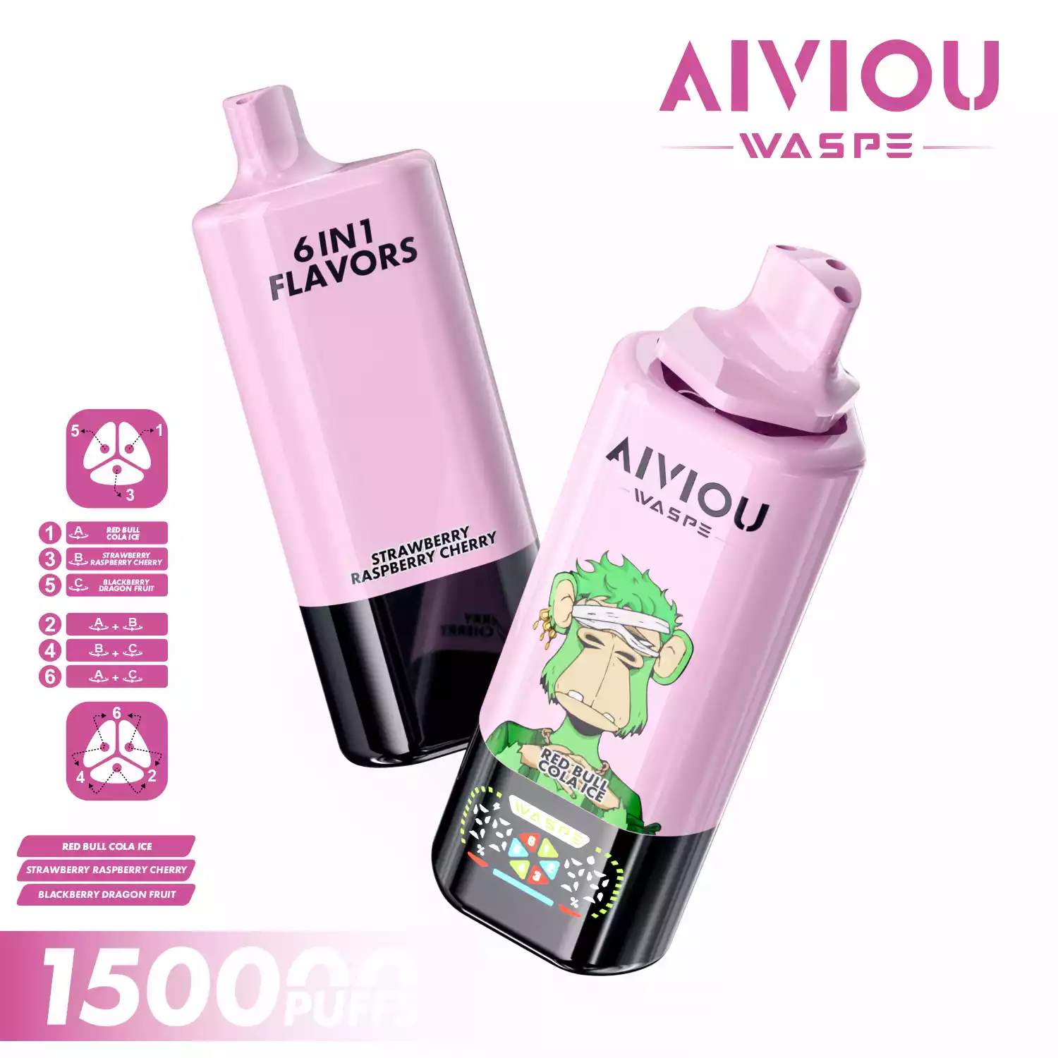 Waspe Vape Aiviou 6 in 1 150K