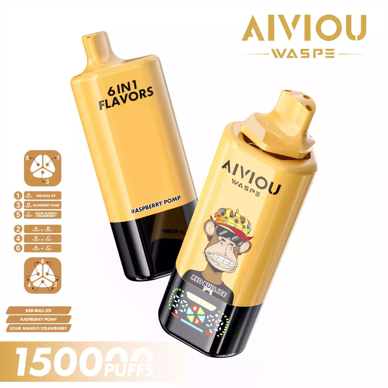 Waspe Vape Aiviou 6 in 1 150K