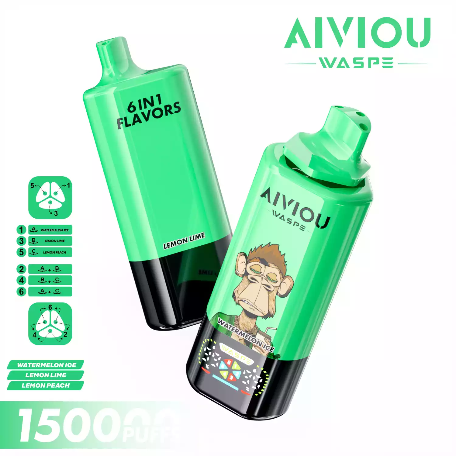 Waspe Vape Aiviou 6 in 1 150K