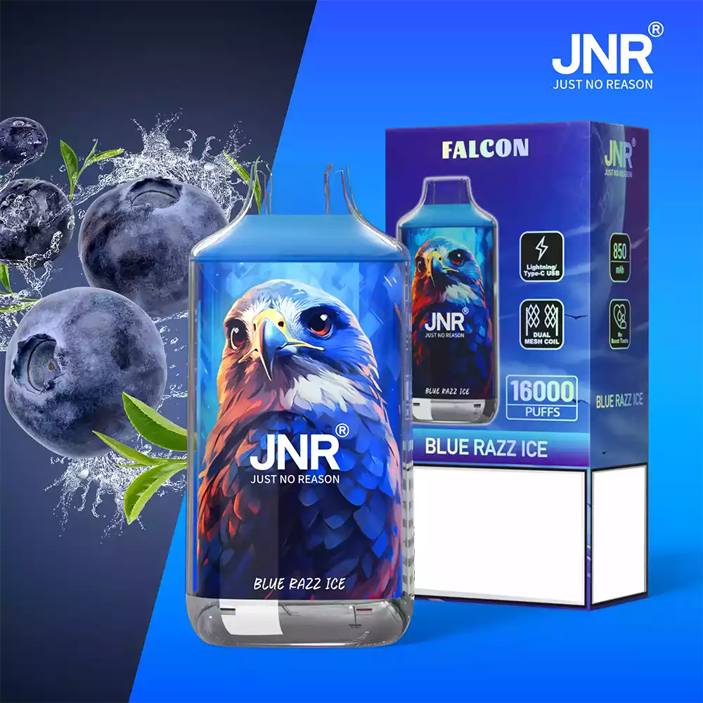 Jnr Vape 16K Vape Crystal Vape Blue Razz Ice