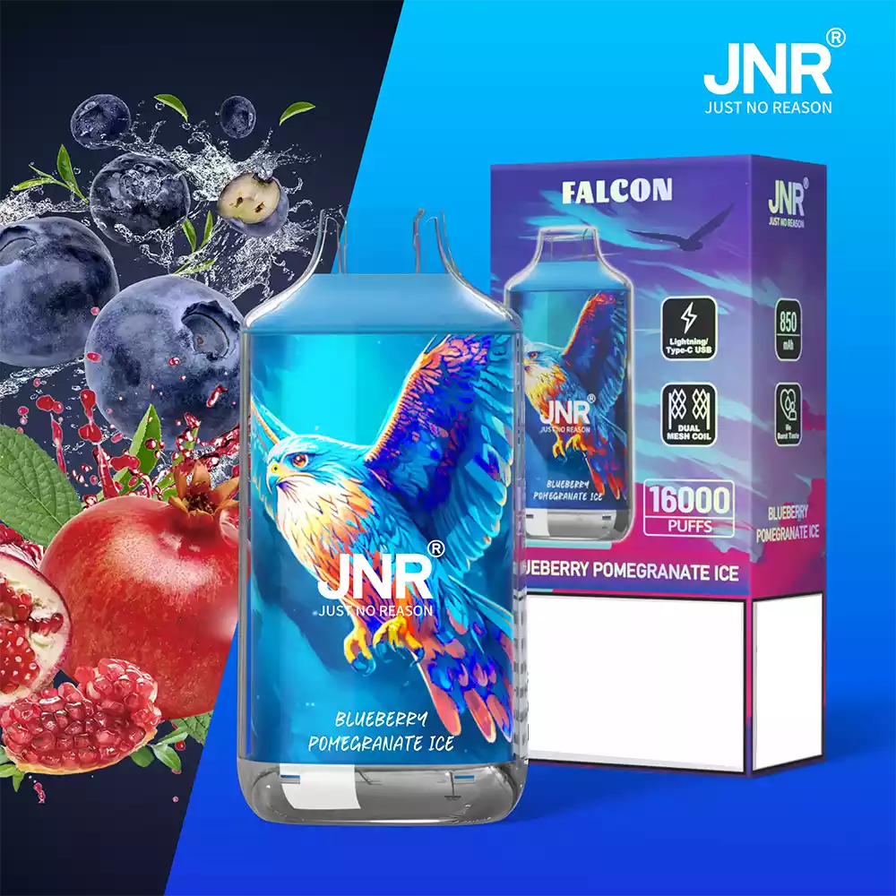 Jnr Vape 16K Vape Crystal Vape Blueberry Pomegranate Ice