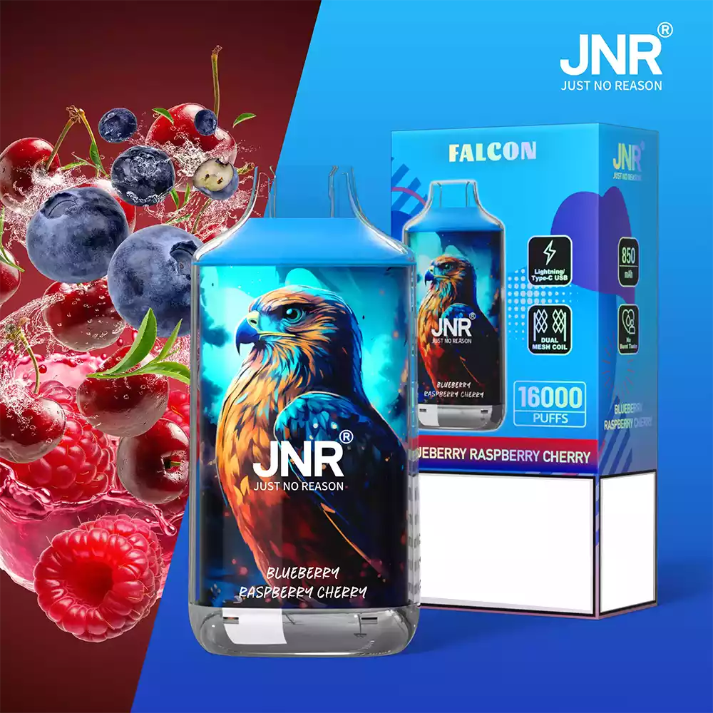 Jnr Vape 16K Vape Crystal Vape Blueberry Raspberry Cherry