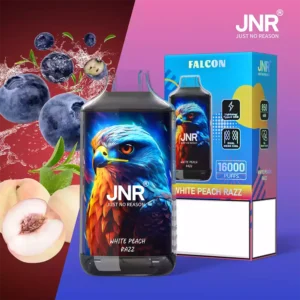 Jnr Vape 16K Vape Crystal Vape White Peach Razz