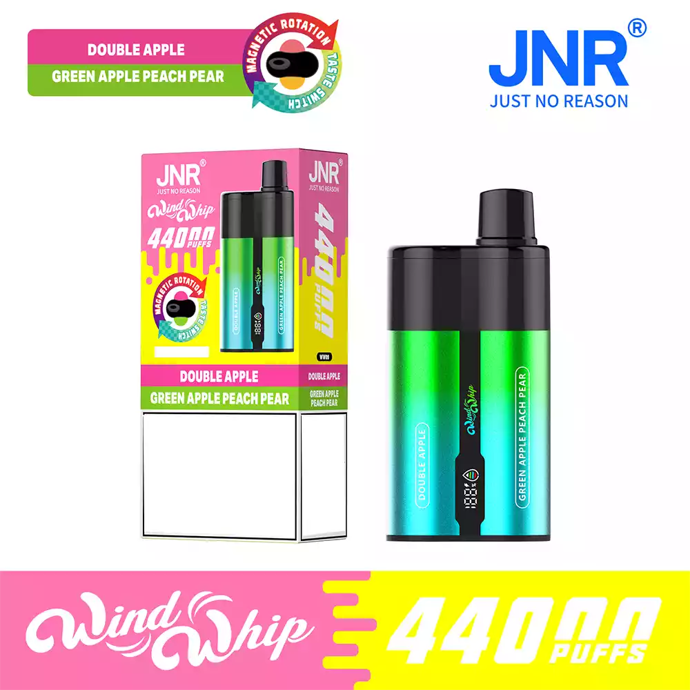 Jnr Vape 2 in 1 44K Vape Double Apple & Green Apple Peach Pear