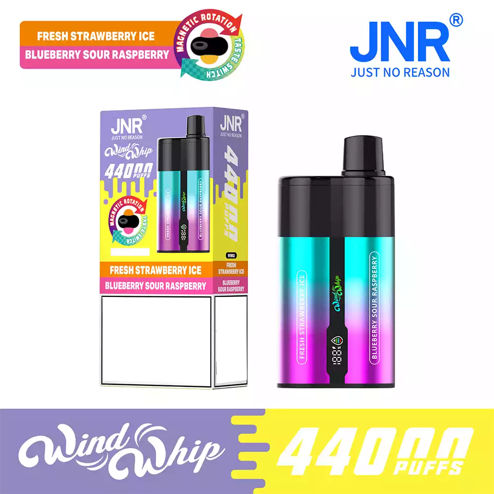 Jnr Vape 2 in 1 44K Vape Fresh Strawberry Ice & Blueberry Sour Raspberry