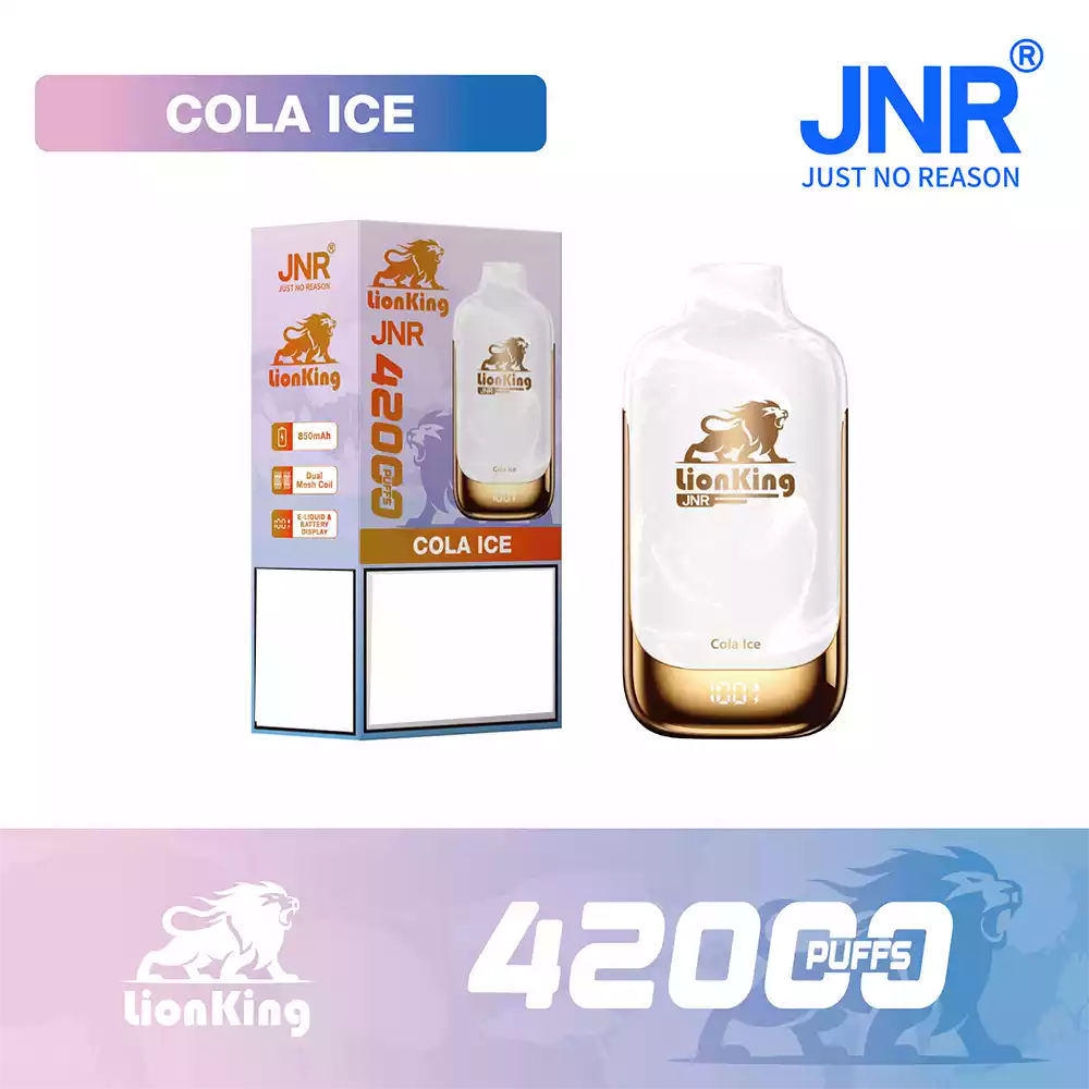 Jnr Vape 42K Vape Rechargeable Vape Cola Ice