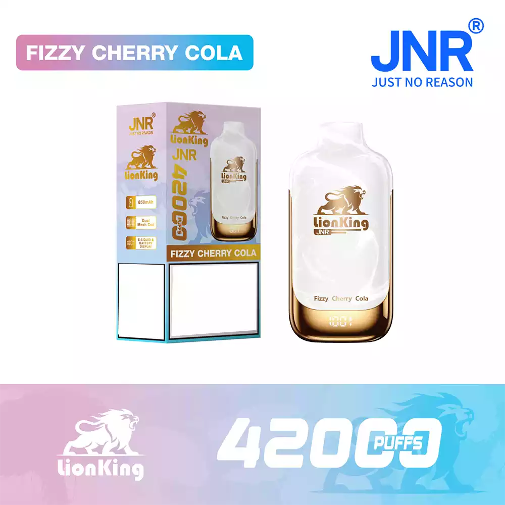 Jnr Vape 42K Vape Rechargeable Vape Fizzy Cherry Cola
