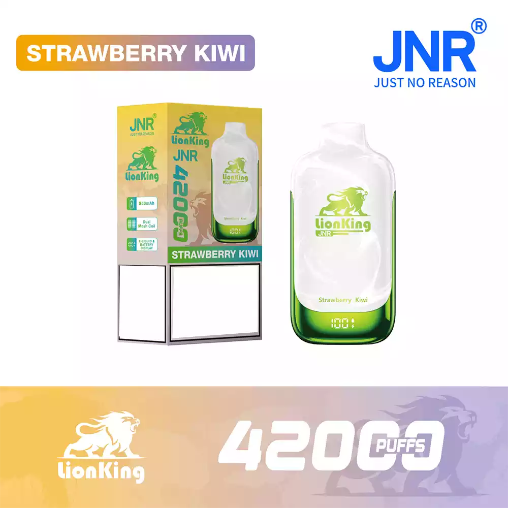 Jnr Vape 42K Vape Rechargeable Vape Strawberry Kiwi