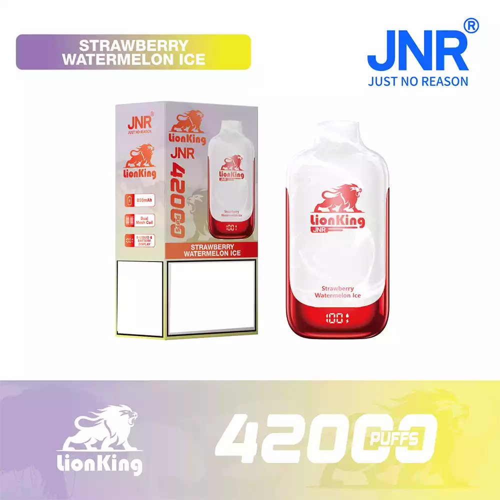 Jnr Vape 42K Vape Rechargeable Vape Strawberry Watermelon Ice