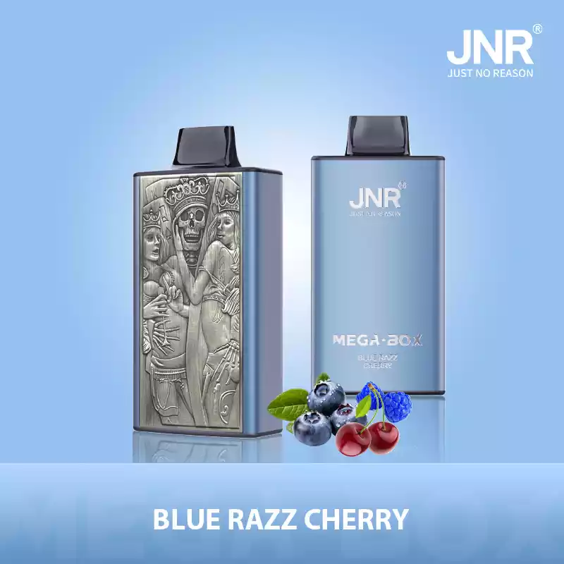 Jnr Vape 50K Puff Dual Mesh Vape Blue Razz Cherry