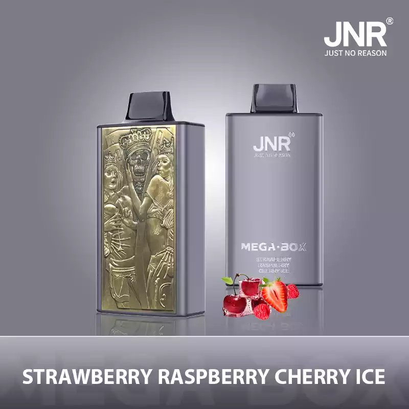 Jnr Vape 50K Puff Dual Mesh Vape Strawberry Raspberry Cherry Ice