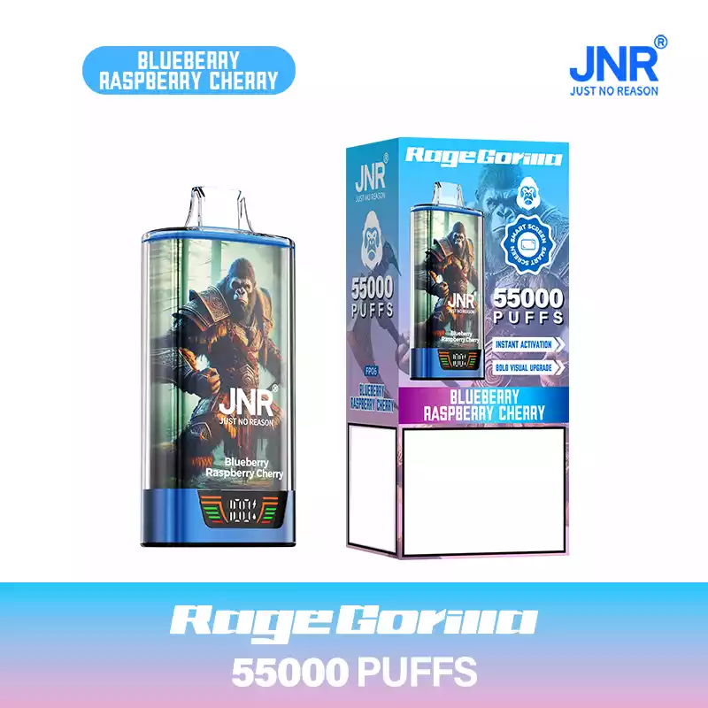 Jnr Vape 55k Puff Dual Mesh Vape Blueberry Raspberry Cherry