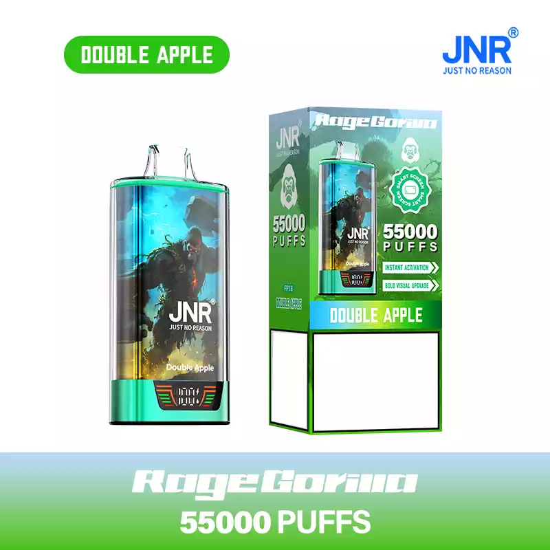 Jnr Vape 55k Puff Dual Mesh Vape Double Apple